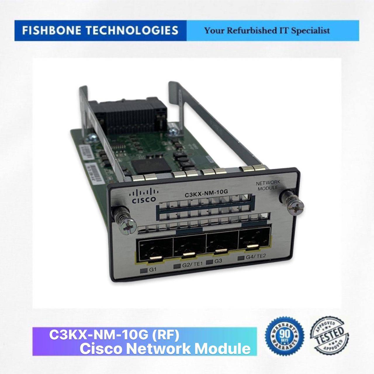 Refurbished Cisco C3KXNM10G Network Module